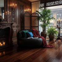 Modern Minimalist Seat — Microfiber Leather | Single Seat | Optional Footstool