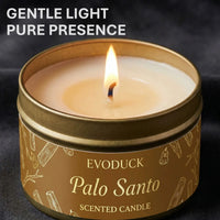 Palo Santo Soy Wax Candle — Purifying & Grounding | Meditation Gift