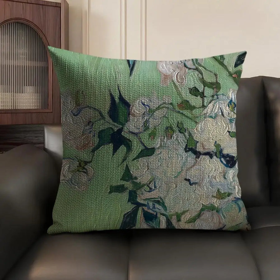 Van Gogh Art Cushion Cover — Natural Linen | Double-Sided Print
