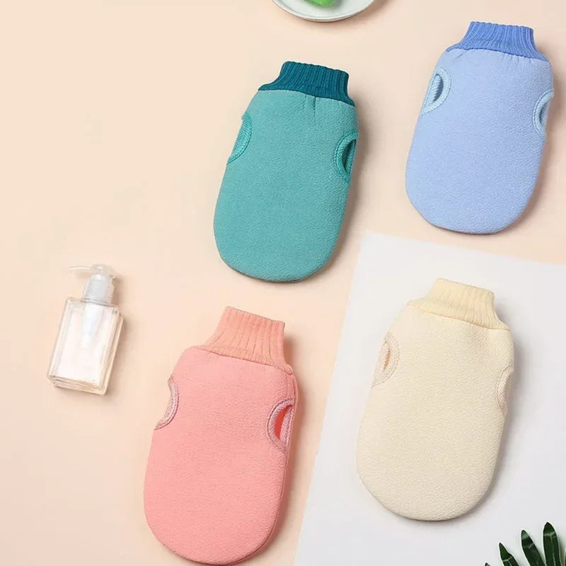 Exfoliating Bath & Shower Glove — Body Scrub Mitt for Smooth Skin