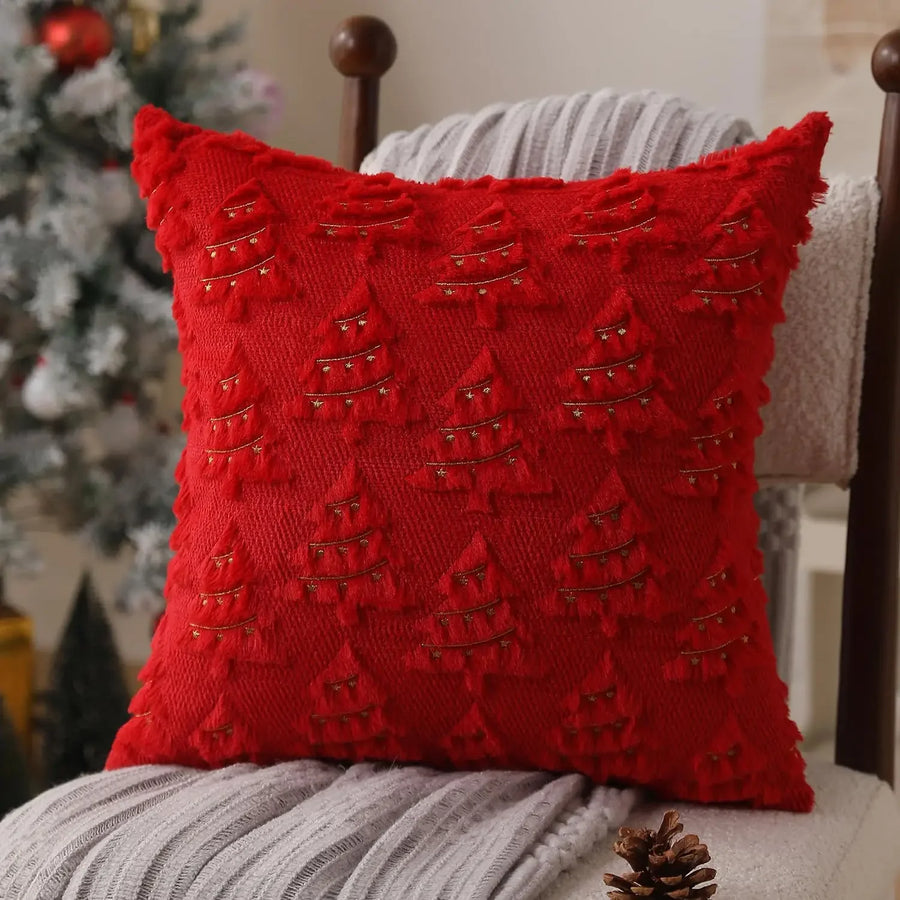Corduroy Textured Cushion Cover | Boho Windmill Pattern | 45×45cm