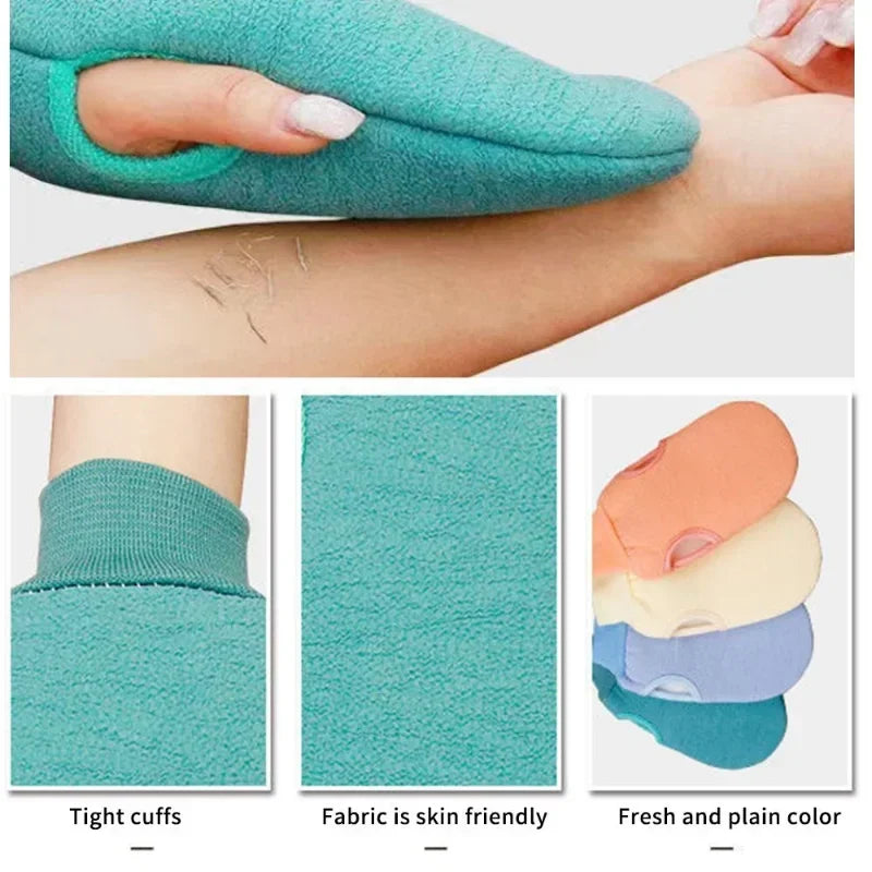 Exfoliating Bath & Shower Glove — Body Scrub Mitt for Smooth Skin