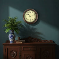 Large Retro Silent Wall Clock — American Classic Style | Living Room & Kitchen