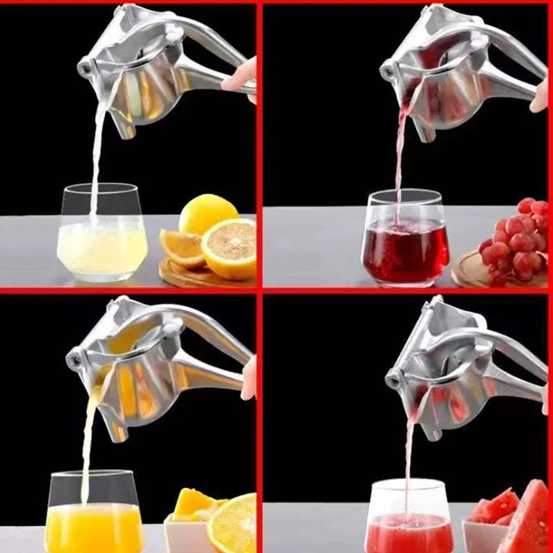 Manual Citrus Juicer — Hand Press Orange & Lemon Squeezer with Potato Masher