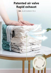 Pump-Free Vacuum Storage Bags