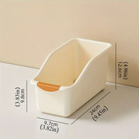Curved Plastic Storage Bin