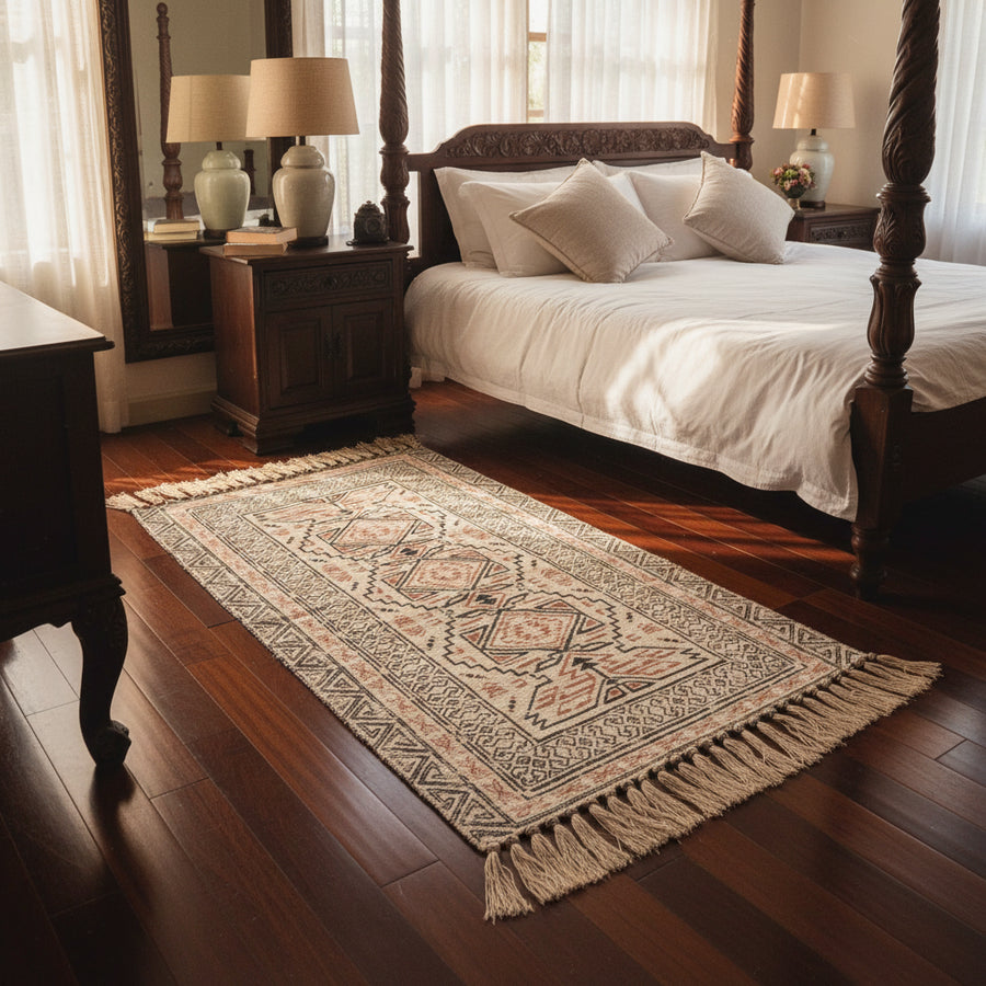 Nordic Tassel Area Rug | Soft Non-Slip Floor Mat | 60×90cm & 60×130cm