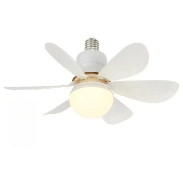 LED Ceiling Fan Light with Remote Control | Dimmable | 42cm & 52cm | White, Black & RGB