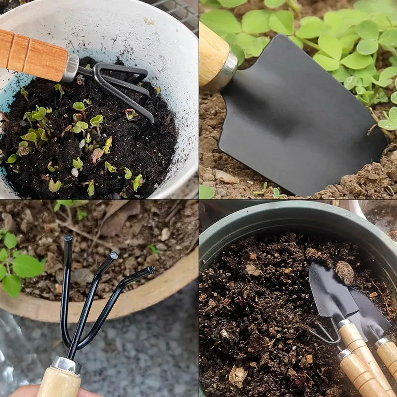 Mini gardening tools set