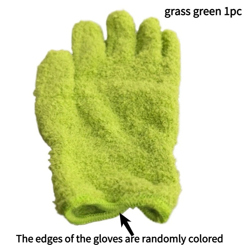 Microfiber Dusting Gloves — Stretchable & Breathable, 6 Colours