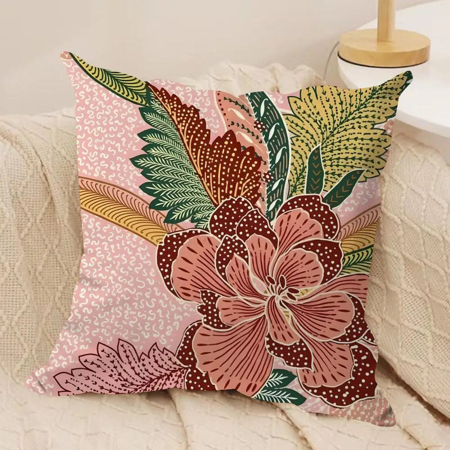 Boho Print Cushion Cover — Soft Plush | Double-Sided Print