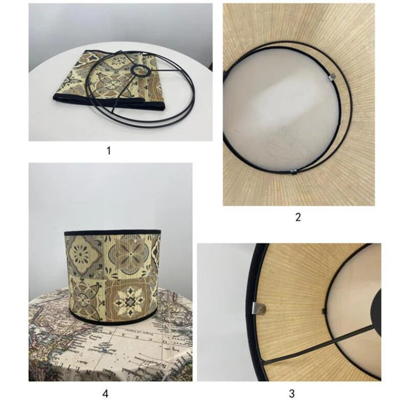 Handmade bamboo lampshade