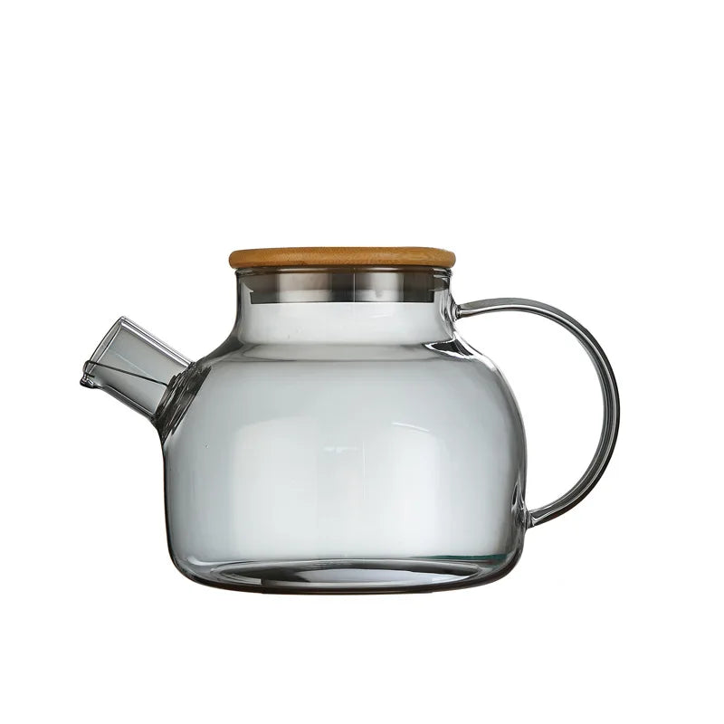 1L/1.8L Large Capacity Glass Teapot