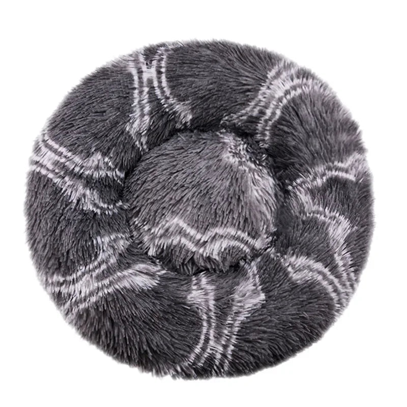 Round Plush Pet Bed | Dogs & Cats | 40–90cm