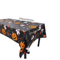 Halloween Terror Pumpkin & Ghost Tablecloth