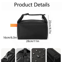Insulated lunch tote bag