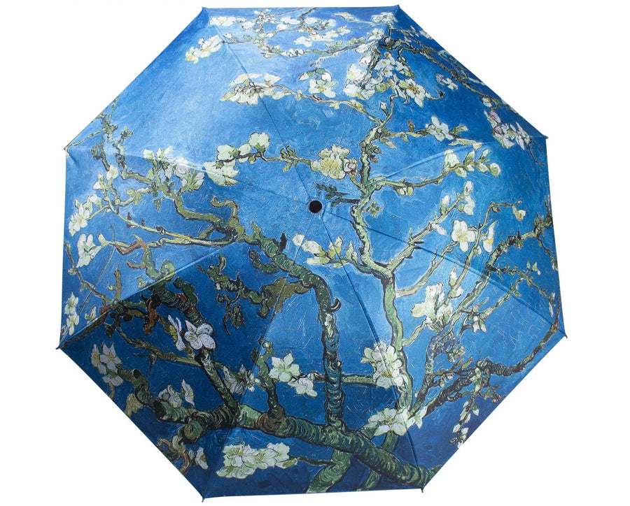 Fine Art Print Umbrella — Compact Foldable | UV & Rain | 9 Masterwork Designs