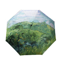 Fine Art Print Umbrella — Compact Foldable | UV & Rain | 9 Masterwork Designs