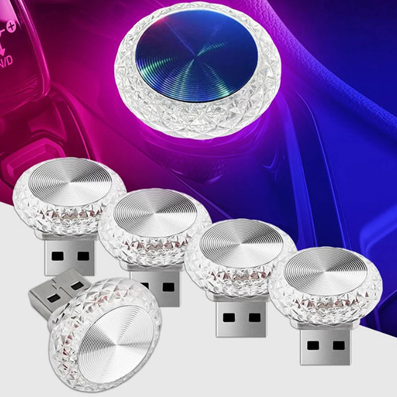 Portable Car USB Ambient Light