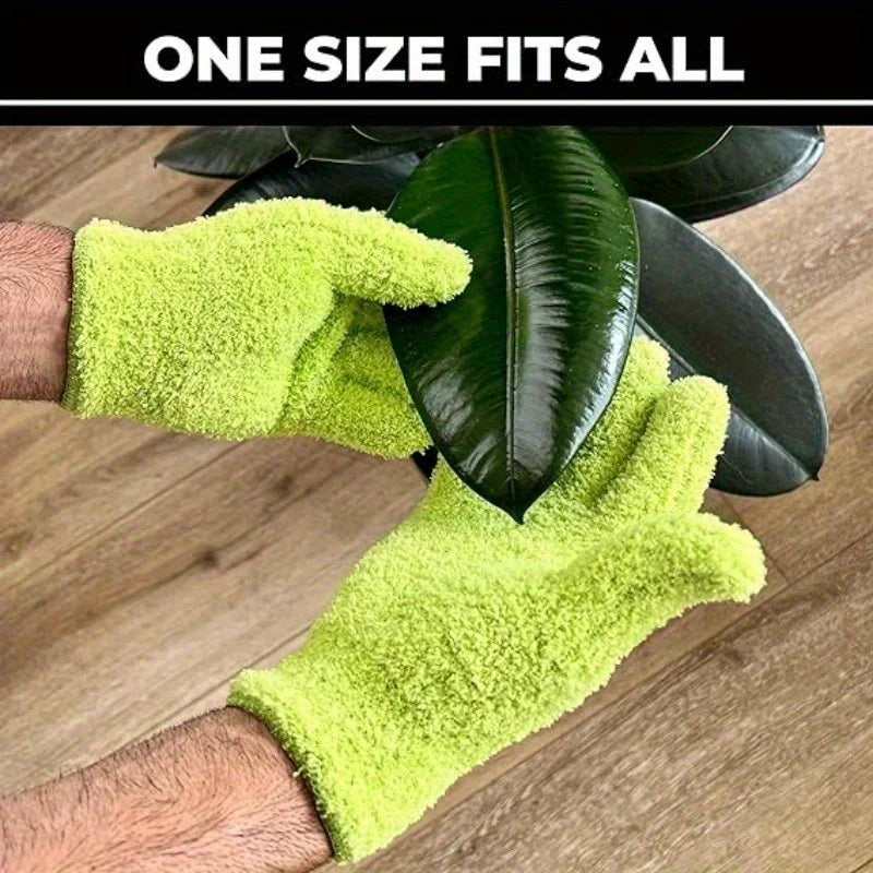 Microfiber Dusting Gloves — Stretchable & Breathable, 6 Colours