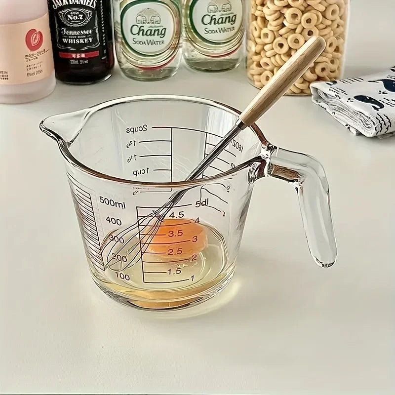 Mini Stainless Steel Whisk with Wooden Handle — Single or 3-Pack
