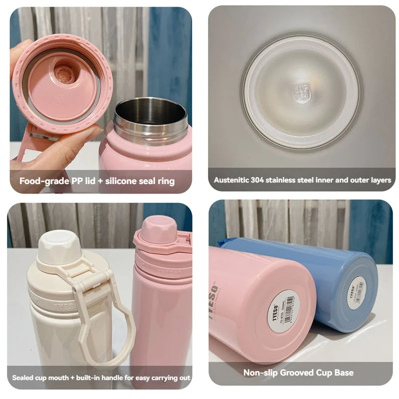 Vacuum-insulated flask