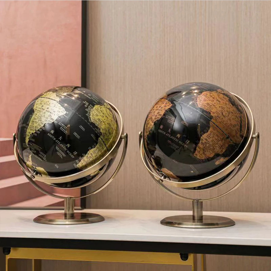 Retro world globe