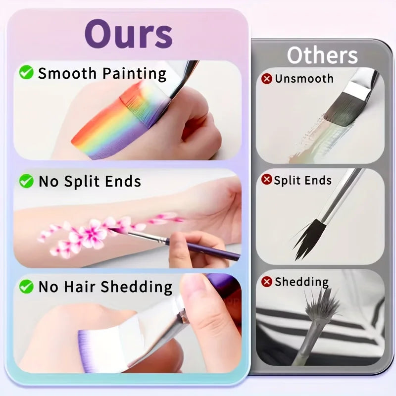 Professional painting brush set
