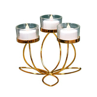 Gold Metal Candlestick Holder | Retro European Style | 1, 3, 4 & 5 Head