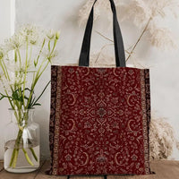 Oriental Pattern Canvas Tote Bag — Eco-Friendly | Large Capacity | 6 Prints | 4 Sizes