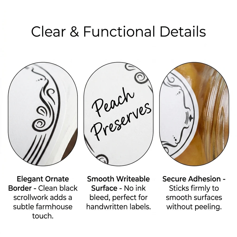 Fridge & Freezer Food Label Stickers — 150 per Roll, Food-Safe