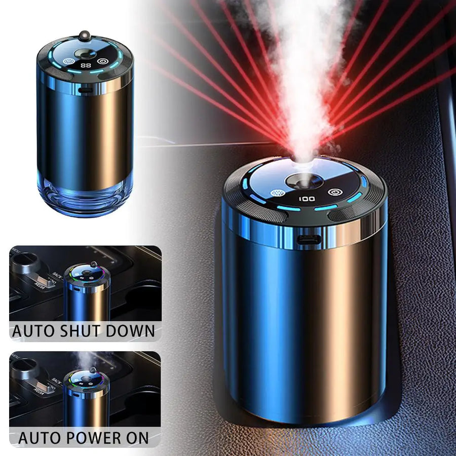 Car Aromatherapy Diffuser Humidifier — 5 Modes | Air Freshener | 7 Scents | Home & Office