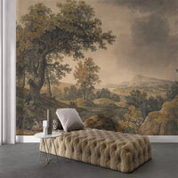 Custom Nordic Botanical Mural Wallpaper — Made to Measure | 3D Wall Covering
