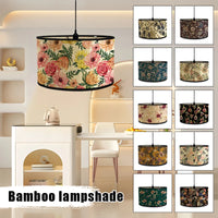 Handmade bamboo lampshade
