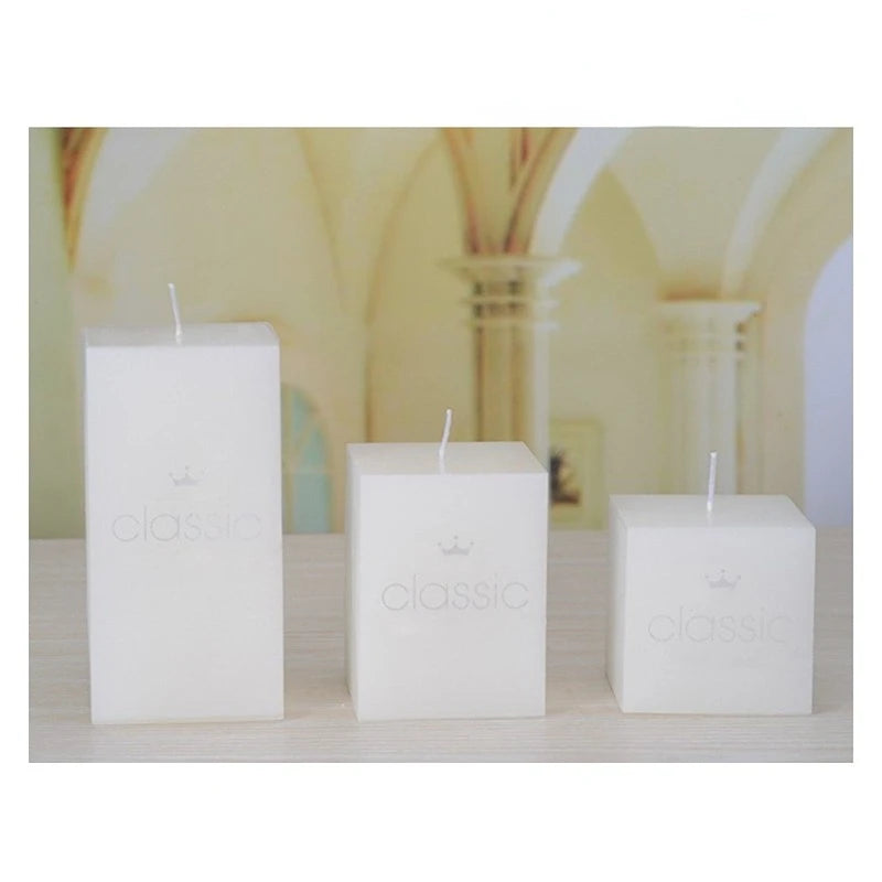 Ivory Pillar Candles — Unscented | Multiple Sizes | Home & Ceremony