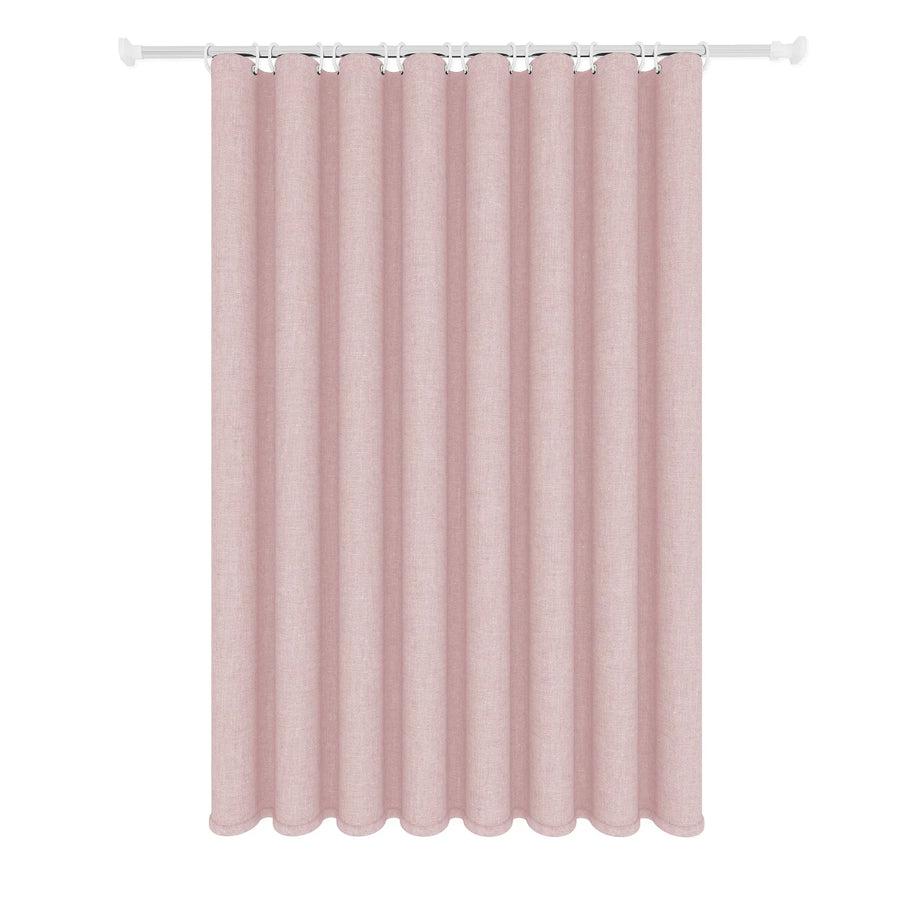 Minimalist Linen Texture Shower Curtain — Weighted Hem | Thick Polyester | 5 Colours | 5 Sizes