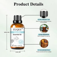 Pure Essential Oil — 30ml | 8 Fragrances | Aromatherapy & Diffuser