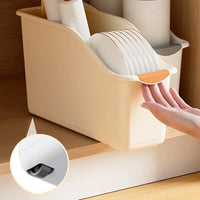 Curved Plastic Storage Bin
