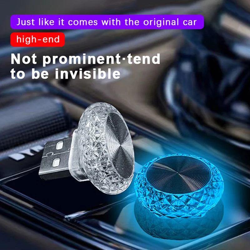 Portable Car USB Ambient Light
