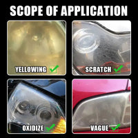 Car Headlight Restoration Polish — Removes Yellowing, Oxidation & Light Scratches