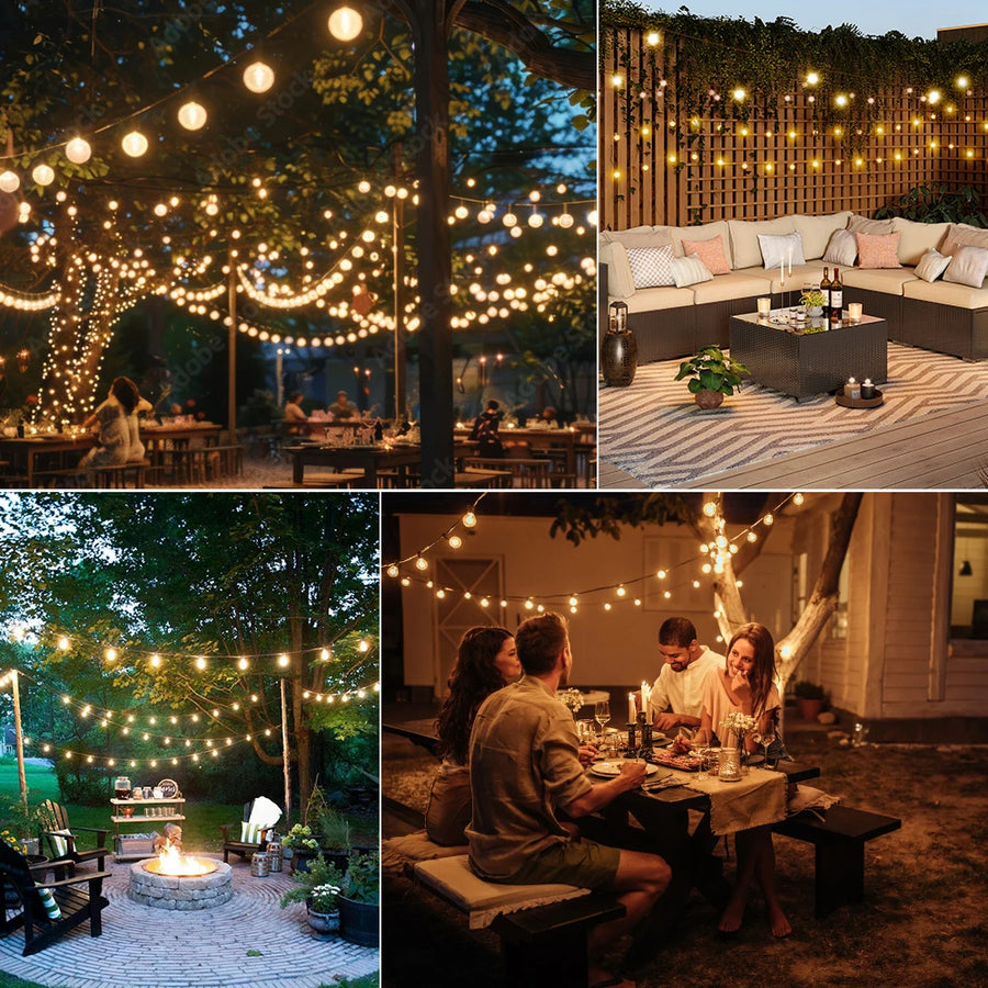 G40 Outdoor Solar String Lights