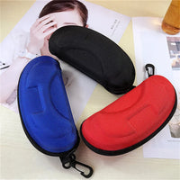 Hard-Shell Glasses Case with Clip & Lanyard — Sunglasses & Eyewear