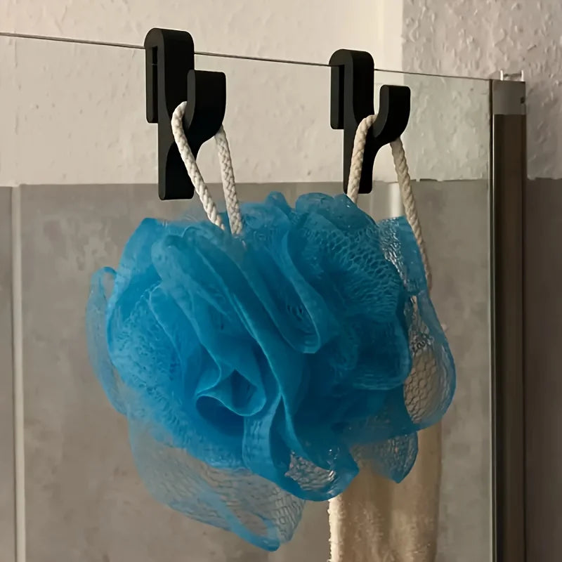 Shower Door Towel Hook for 8mm Glass Doors — No Drilling Required