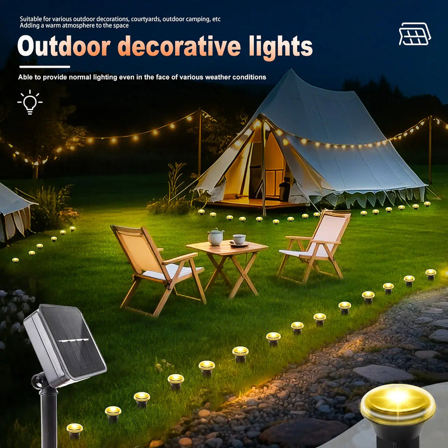 Solar LED Garden Pathway Light