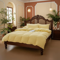 Washed Cotton Duvet Cover Set — 3-Piece, 16 Colours, 12 Sizes