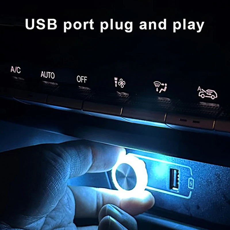Portable Car USB Ambient Light