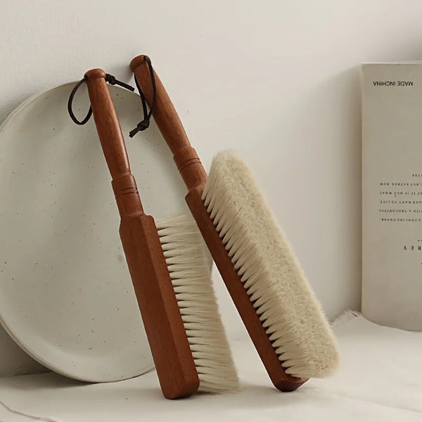 Natural Fibre Dust Brush | Wooden Handle