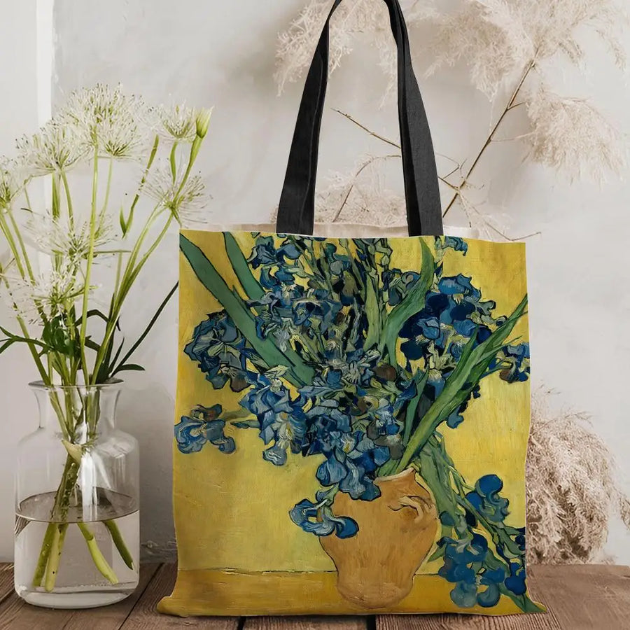 Still Life Painting Canvas Tote Bag — Eco Canvas | Large Capacity