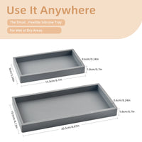 Silicone Bathroom Tray