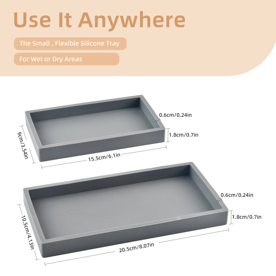 Silicone Bathroom Tray